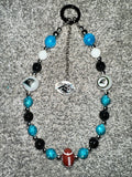 Sports Team Bling Keychain / Phone chain Panthers