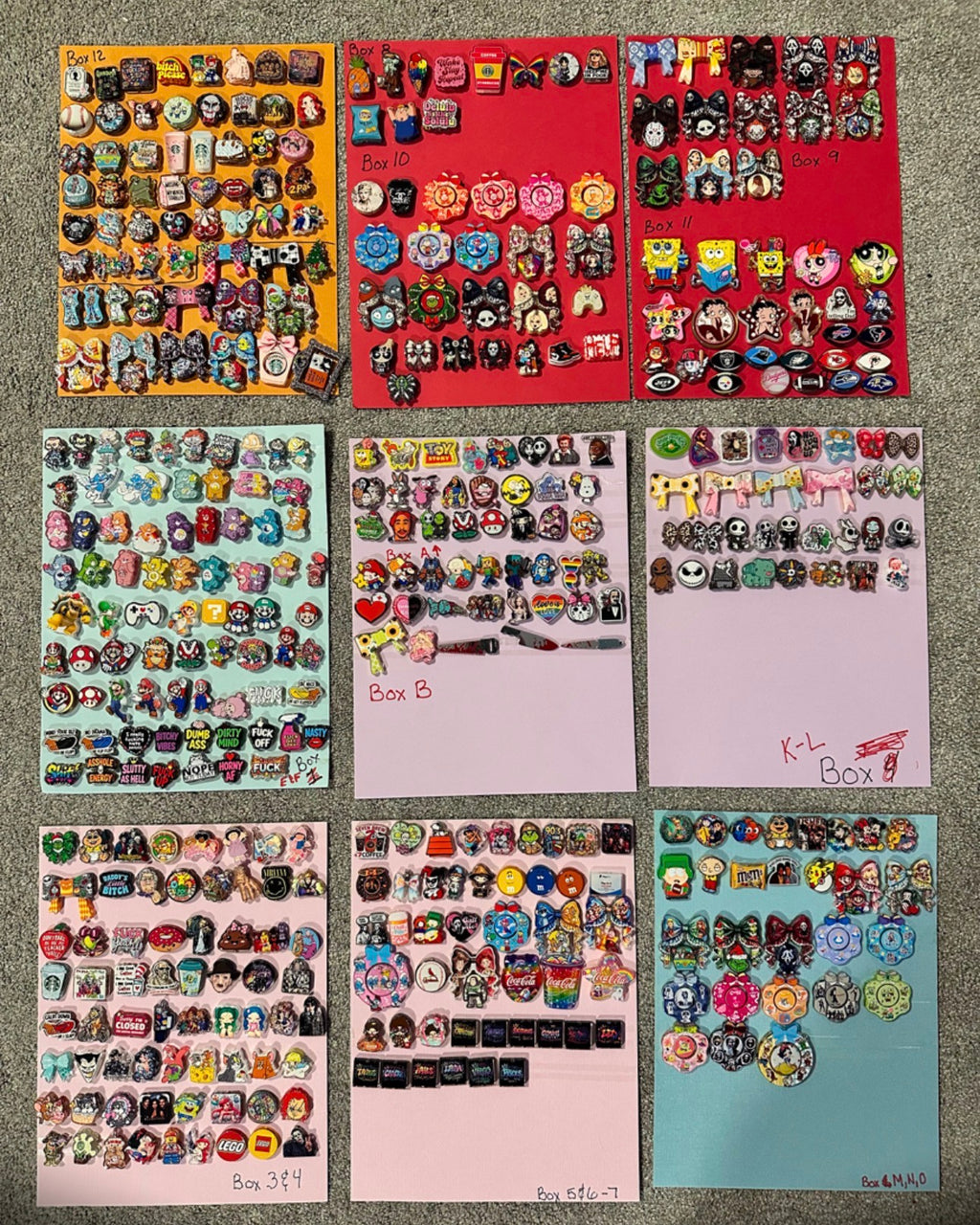 Focal beads blind bags
