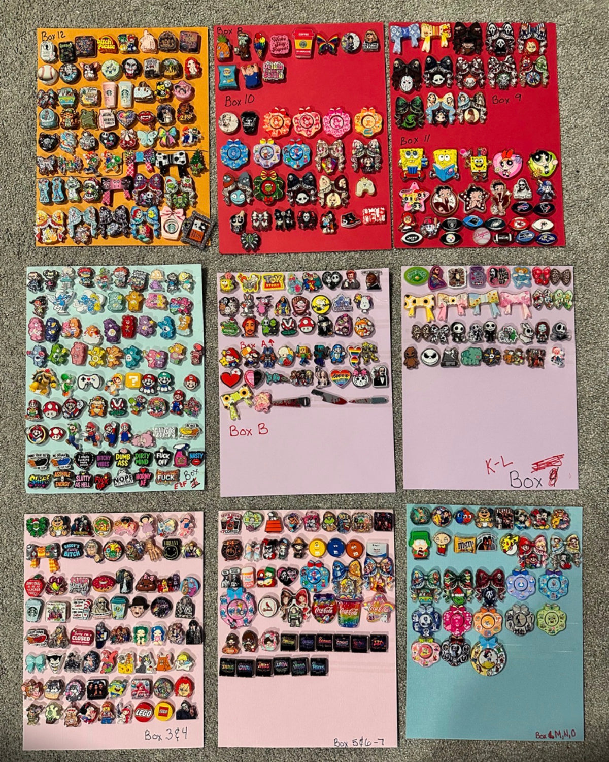 Focal beads blind bags