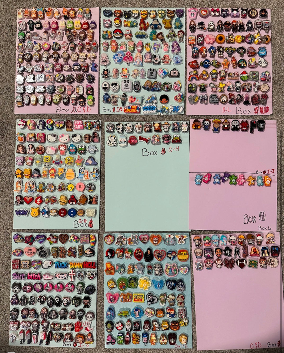 Focal beads blind bags